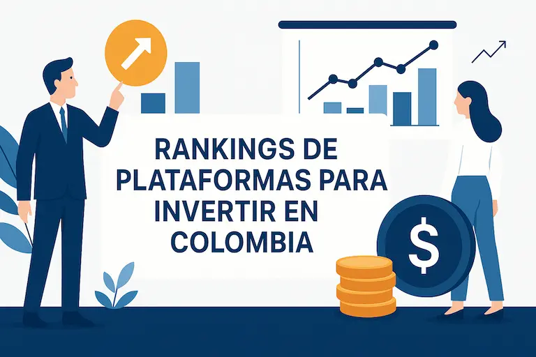Rankings de plataformas para invertir en Colombia
